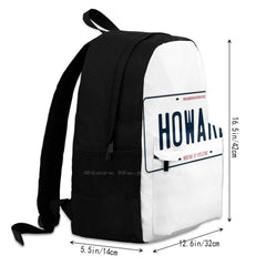 Howard Plate Backpacks for School Teenagers Girls Travel Bags