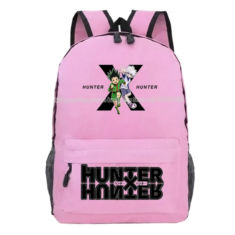 Hunter X Hunter Kids Backpack Cartoon Anime School Bags