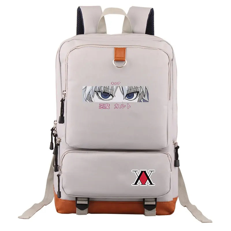 Hunter X Hunter Graphics Backpack Anime Boys Girls Schoolbag