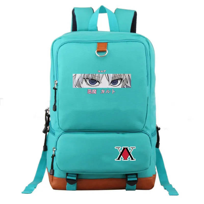 Hunter X Hunter Graphics Backpack Anime Boys Girls Schoolbag