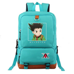 Hunter x Hunter Canvas HxH Women Backpack High Capacity Student BookBag