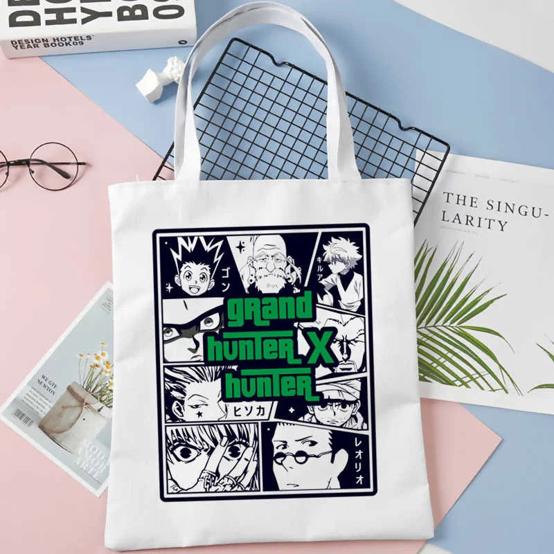 Hunter x Hunter jute shopping bag reusable grocery tote