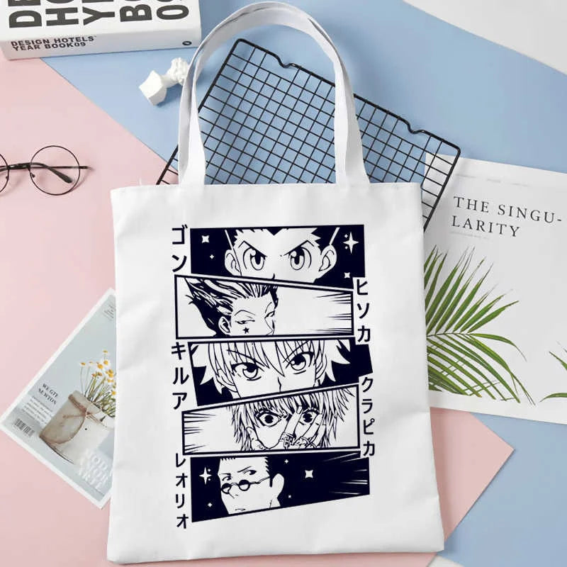 Hunter x Hunter jute shopping bag reusable grocery tote