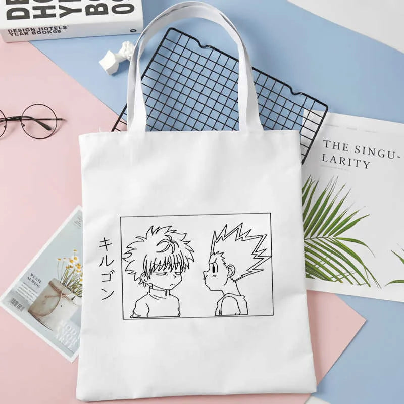 Hunter x Hunter jute shopping bag reusable grocery tote