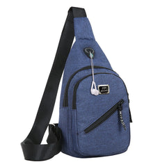 Men's Sports Waist Pack Shoulder Bag Messenger Chest Bags