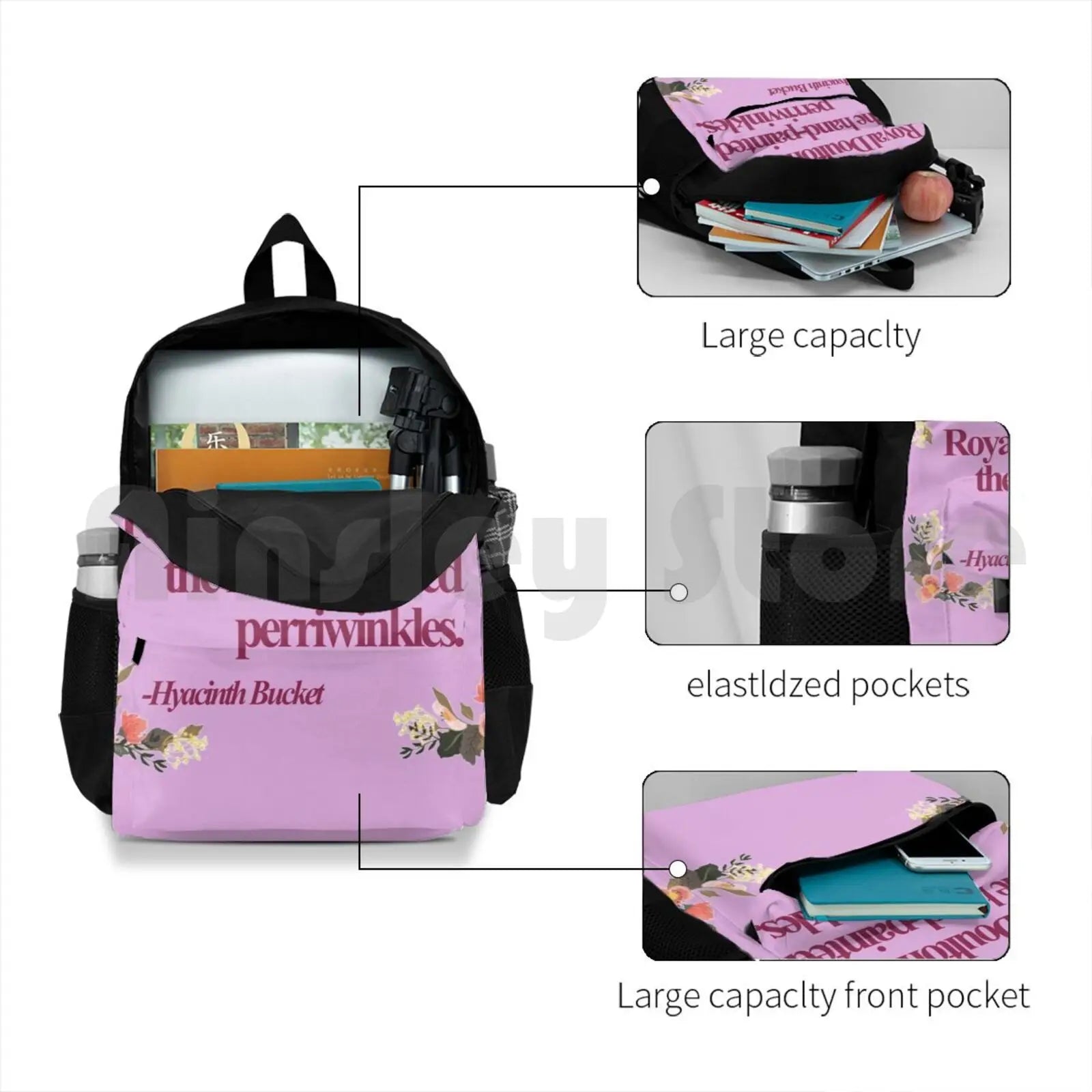 Funny Hyacinth Bucket Outdoor Backpack Sing At You