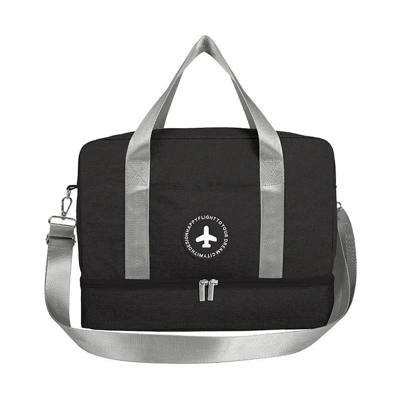 Dry Wet Separation Shoe Pack Handbag Ladies Casual Tote Women Shoulder Bags