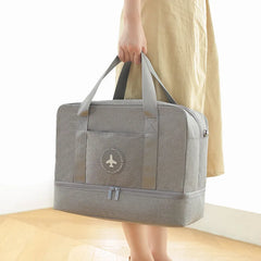 Dry Wet Separation Shoe Pack Handbag Ladies Casual Tote Women Shoulder Bags