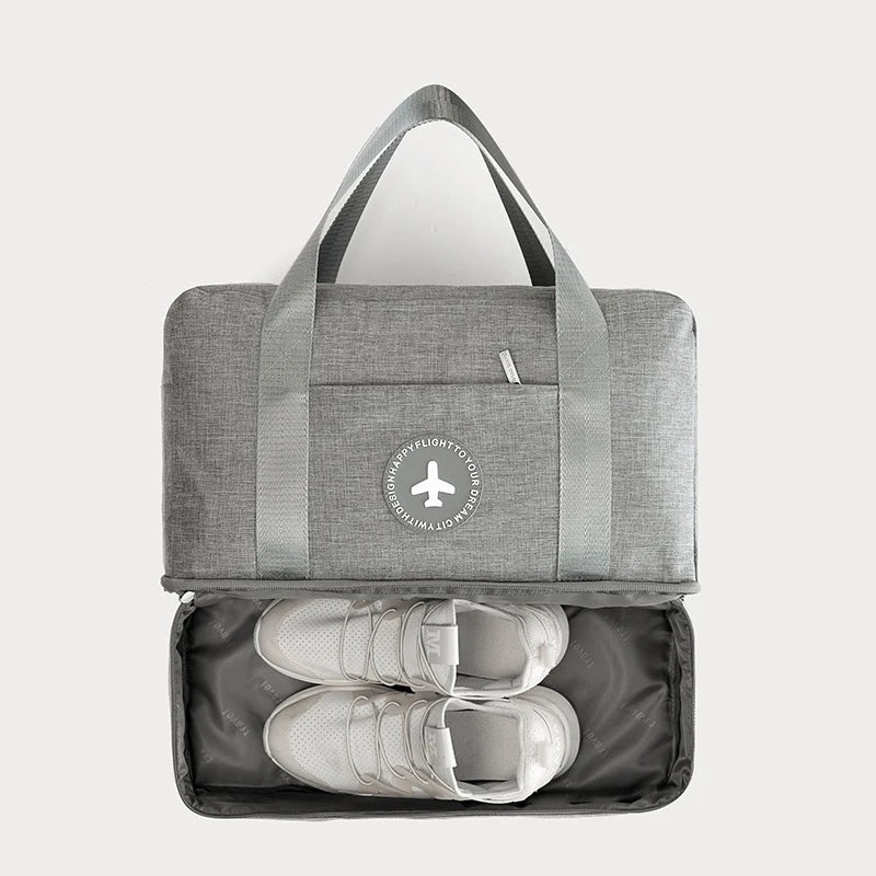 Dry Wet Separation Shoe Pack Handbag Ladies Casual Tote Women Shoulder Bags