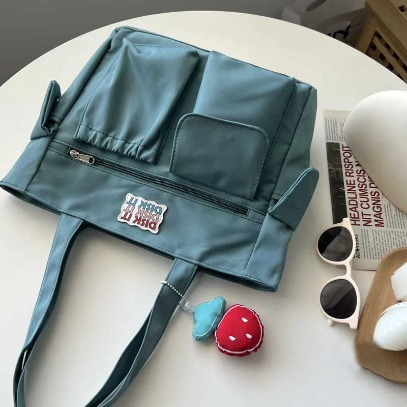 Women's Tote Bag Polyester Handbag Shoulder Canvas Satchel