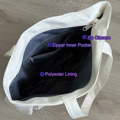 Women's Tote Bag Polyester Handbag Shoulder Canvas Satchel