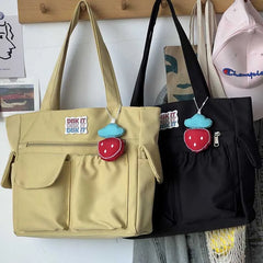 Women's Tote Bag Polyester Handbag Shoulder Canvas Satchel