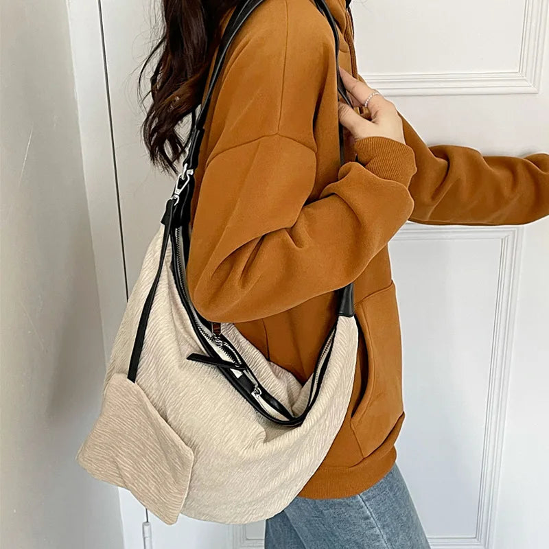 Leopard Pattern Dumpling Bag Shoulder Bag