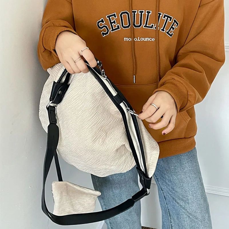 Leopard Pattern Dumpling Bag Shoulder Bag