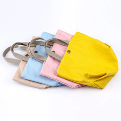 Women's Small Shoulder Bag Cotton Linen Totes Buckles Cloth Bags