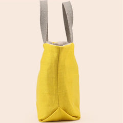Women's Small Shoulder Bag Cotton Linen Totes Buckles Cloth Bags