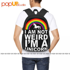 Unicorn Backpack Large Capacity Travel Shoe Bag