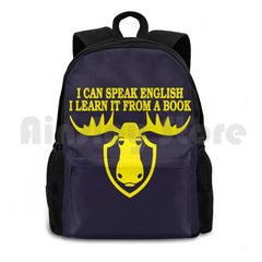 Outdoor Hiking Backpack Sports Bag English Learning Book