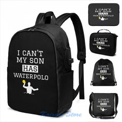 USB Charge Backpack Men Women School Travel Laptop Bag
