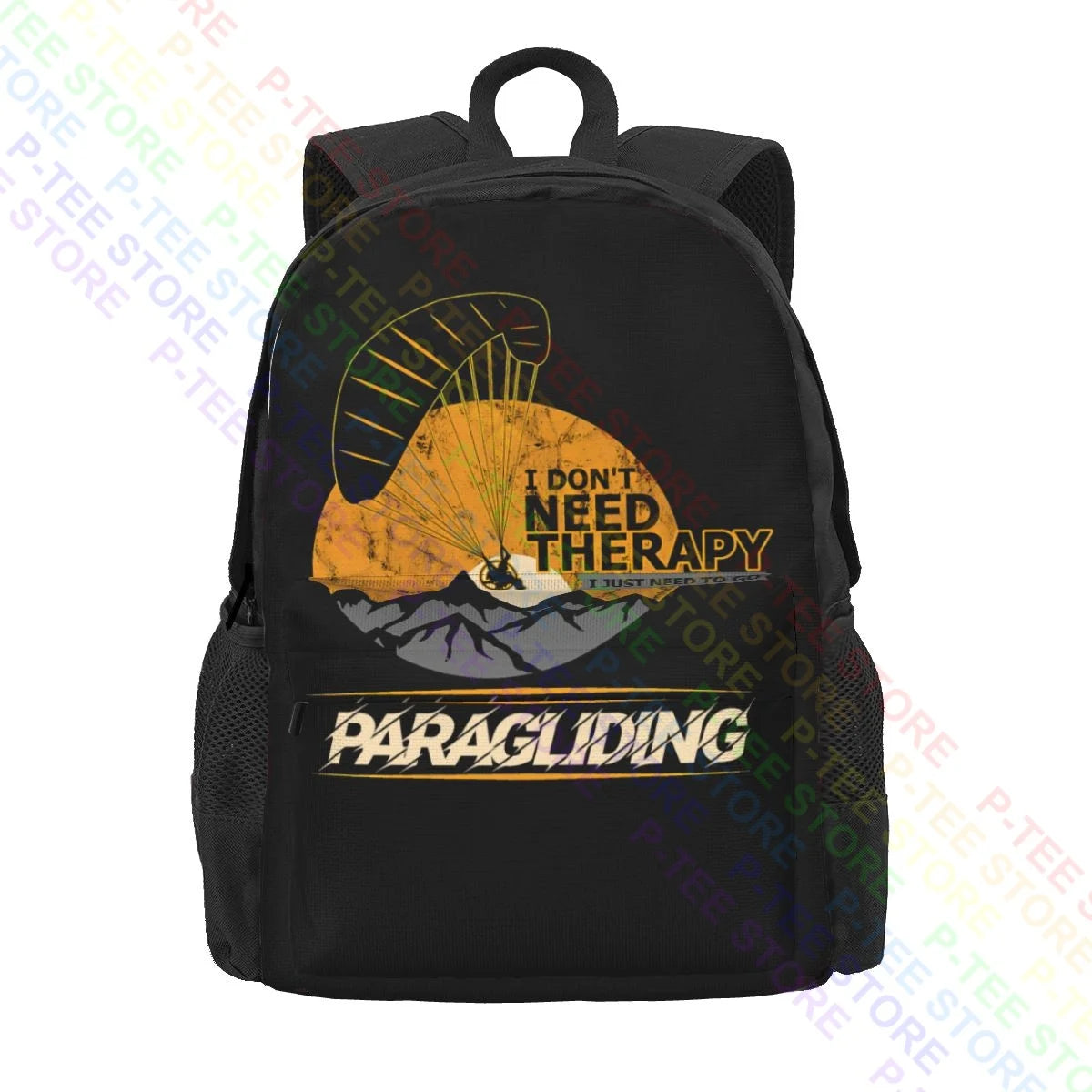 Paragliding Large Capacity Backpack Print Art Print Sports Style