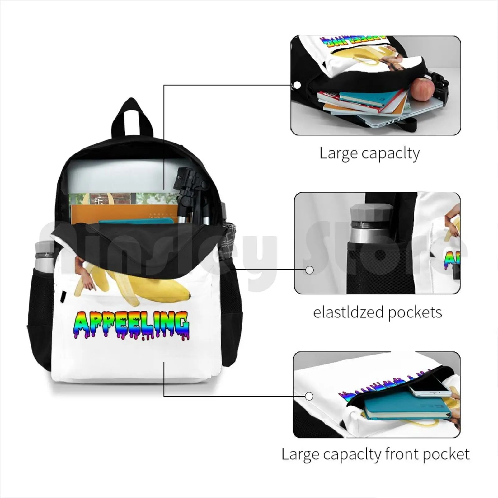 Nicolas Cage Meme Actor Film Movie Hiking Backpack