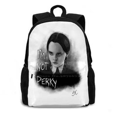 Wednesday Addams Large Backpack Laptop Travel Bags