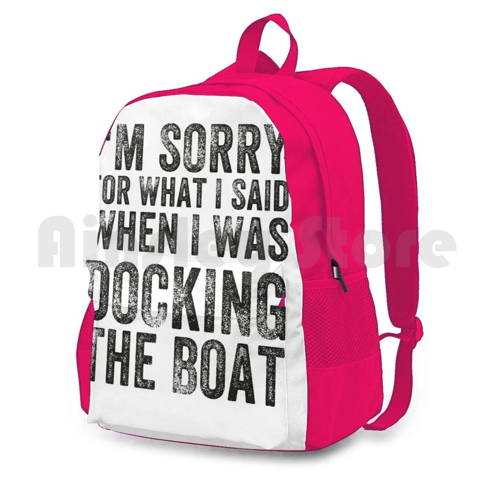 Funny Docking Boat Apology Gift Men Women Outdoor Hiking Backpack