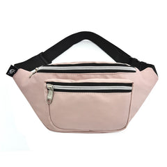 IMCUTE Canvas Waist Bag Unisex Functional Mobile Phone Banana Bag