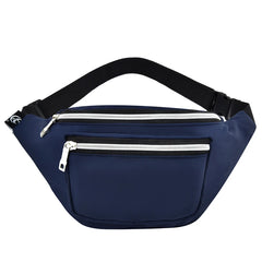 IMCUTE Canvas Waist Bag Unisex Functional Mobile Phone Banana Bag