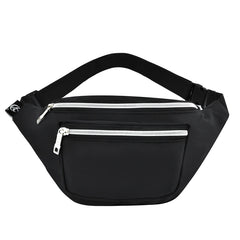 IMCUTE Canvas Waist Bag Unisex Functional Mobile Phone Banana Bag