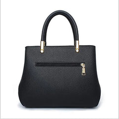 Floral Tote Bag Women's PU Leather Handbag