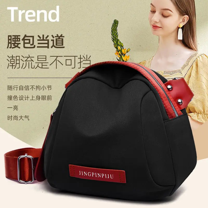 Letter Printed Crossbody Shoulder Bag for Women