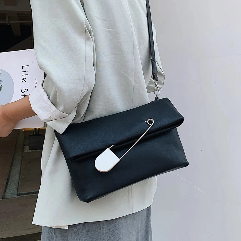 INS Female Casual Hand Bag High PU Leather Women's Handbag