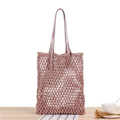 INS Solid Vacation Travel Tote Bag Beach Bag for Women IL00599