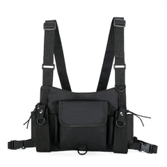INS Unisex Hip-Hop Tactical Vest Chest Bag Multifunctional Waist Bag