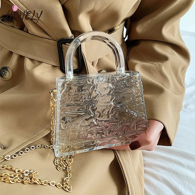 Jelly PVC Women's Crossbody Bag Mini Handbag Purse