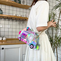Ice Cream Cart Shoulder Bag Fun Mini Messenger Bag