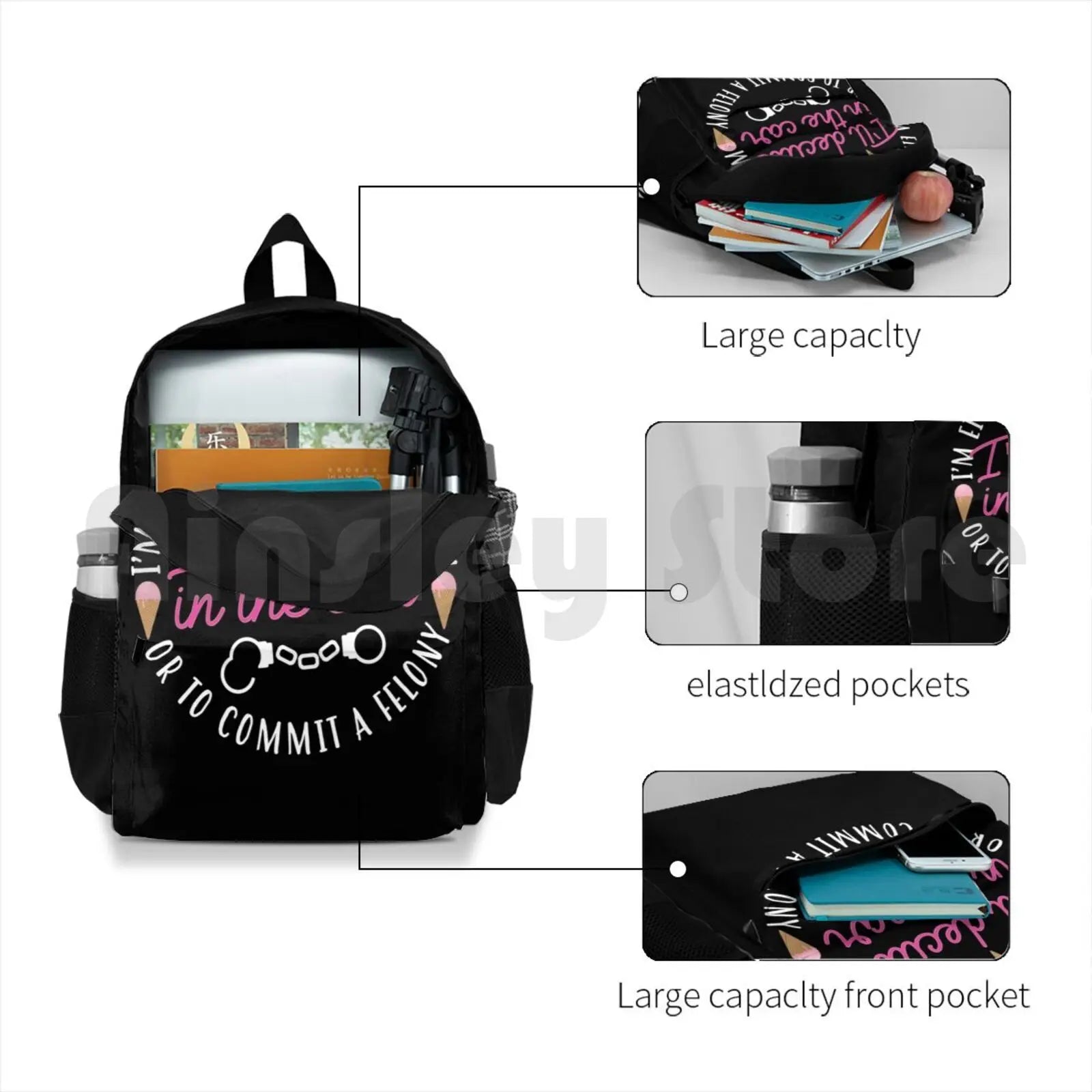 Outdoor Hiking Backpack Sports Bag Golden Girls