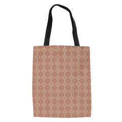 Ikat Tribal Shoulder Bag Canvas Storage Bag Portable Handbag Casual Tote