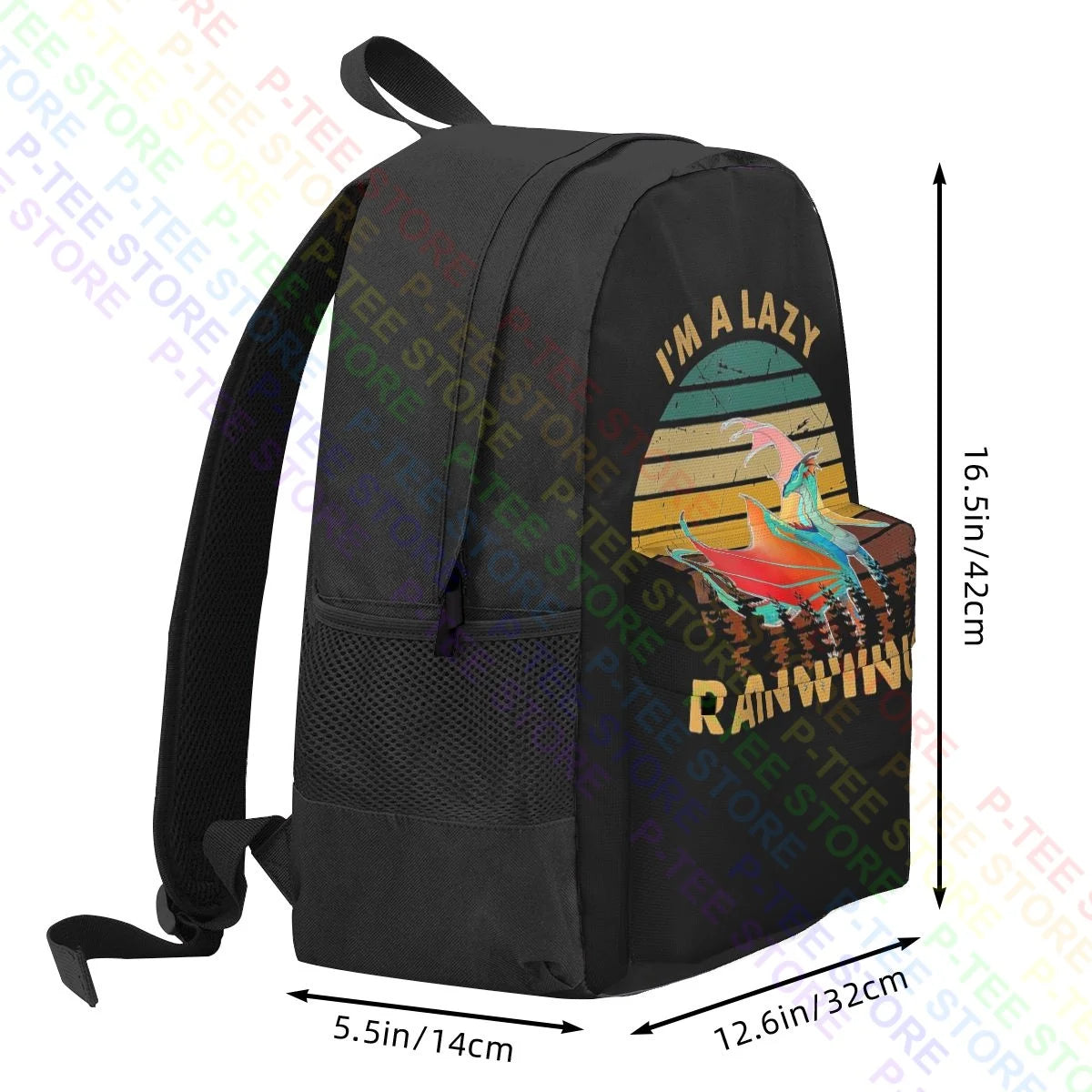 Rainwing Dragon Wings Of Fire Large Backpack Schoolbag