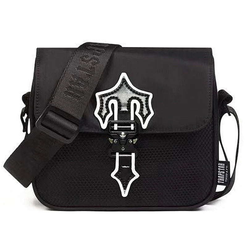 London Trap Embroidered Shoulder Bag