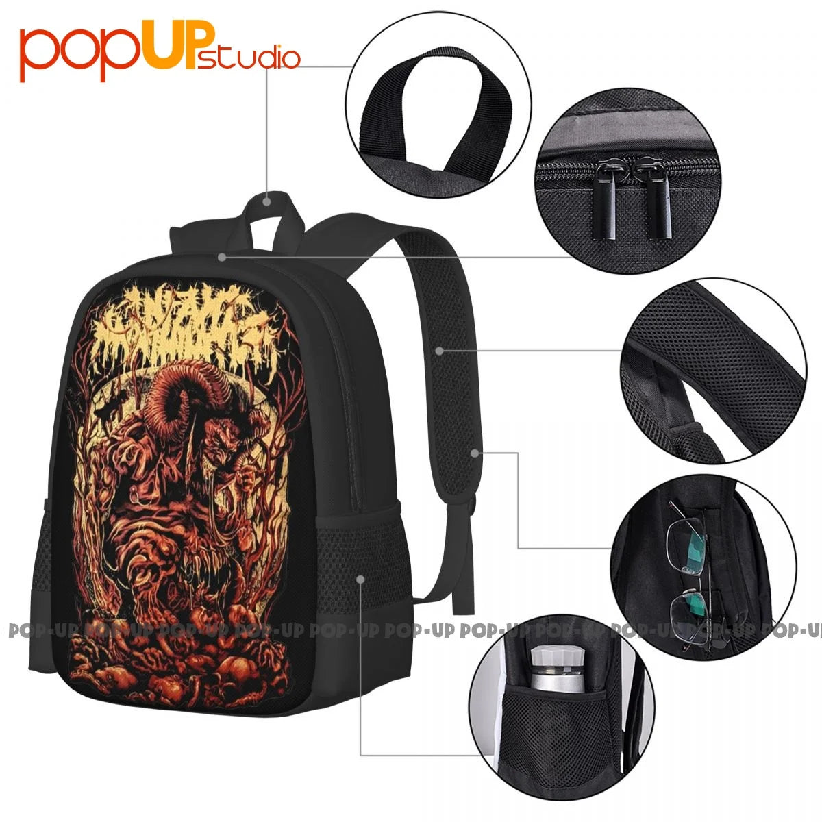 Infant Annihilator (Childchewer) Large School Softback Backpack