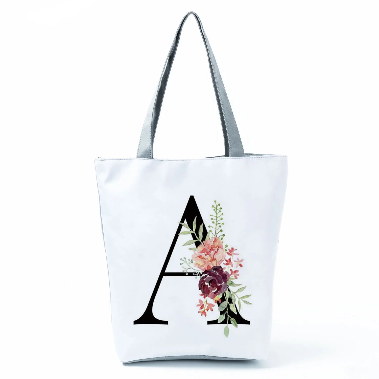 Floral Print Shoulder Bag All-Match Female Shopping Bag Durable Outdoors Tote