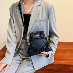 Stereotype Shoulder Bag Rectangle Handle Lady Crossbody Purses