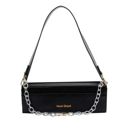 Small Square Bag Wide Strap Women's Shoulder Bags Lady Handbag Purse