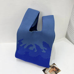 Japanese Bento Box Niche Knitted Tote Bag
