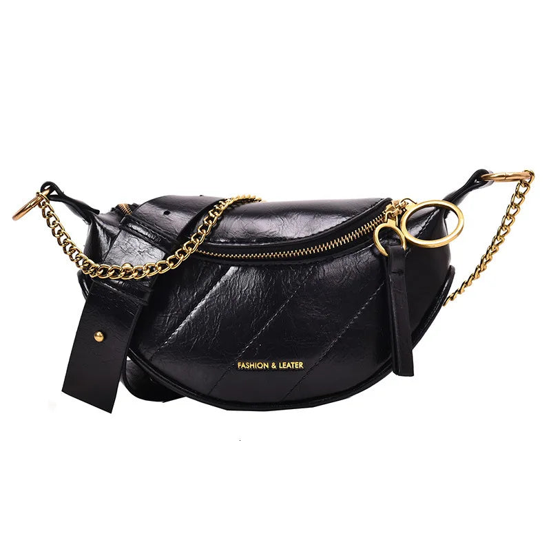 Saddle Leather Handbags Women Messenger Bags Shoulder Bag