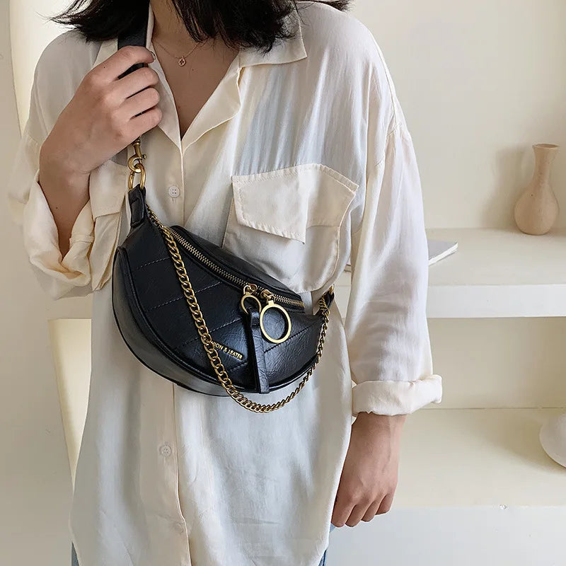Saddle Leather Handbags Women Messenger Bags Shoulder Bag