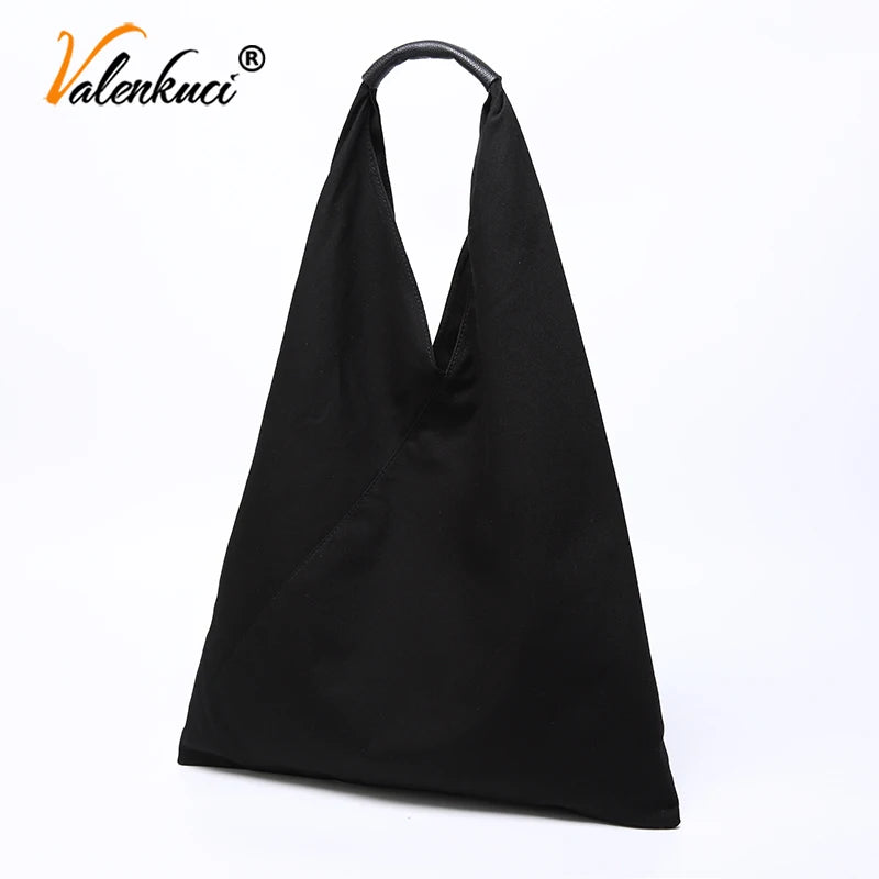 Lazy Style Shoulder Bag Student Casual Tote High Capacity Patchwork Large