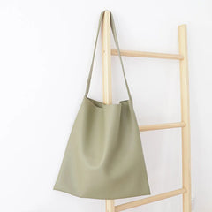 Casual PU Leather Crossbody Bag Multifunctional Messenger Tote Handbag